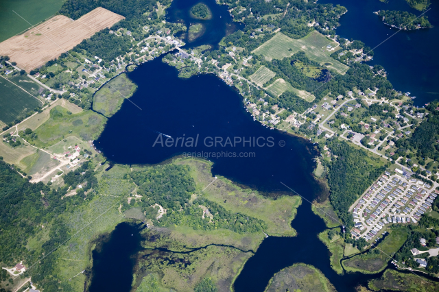 Bennett Lake in Livingston County, Michigan